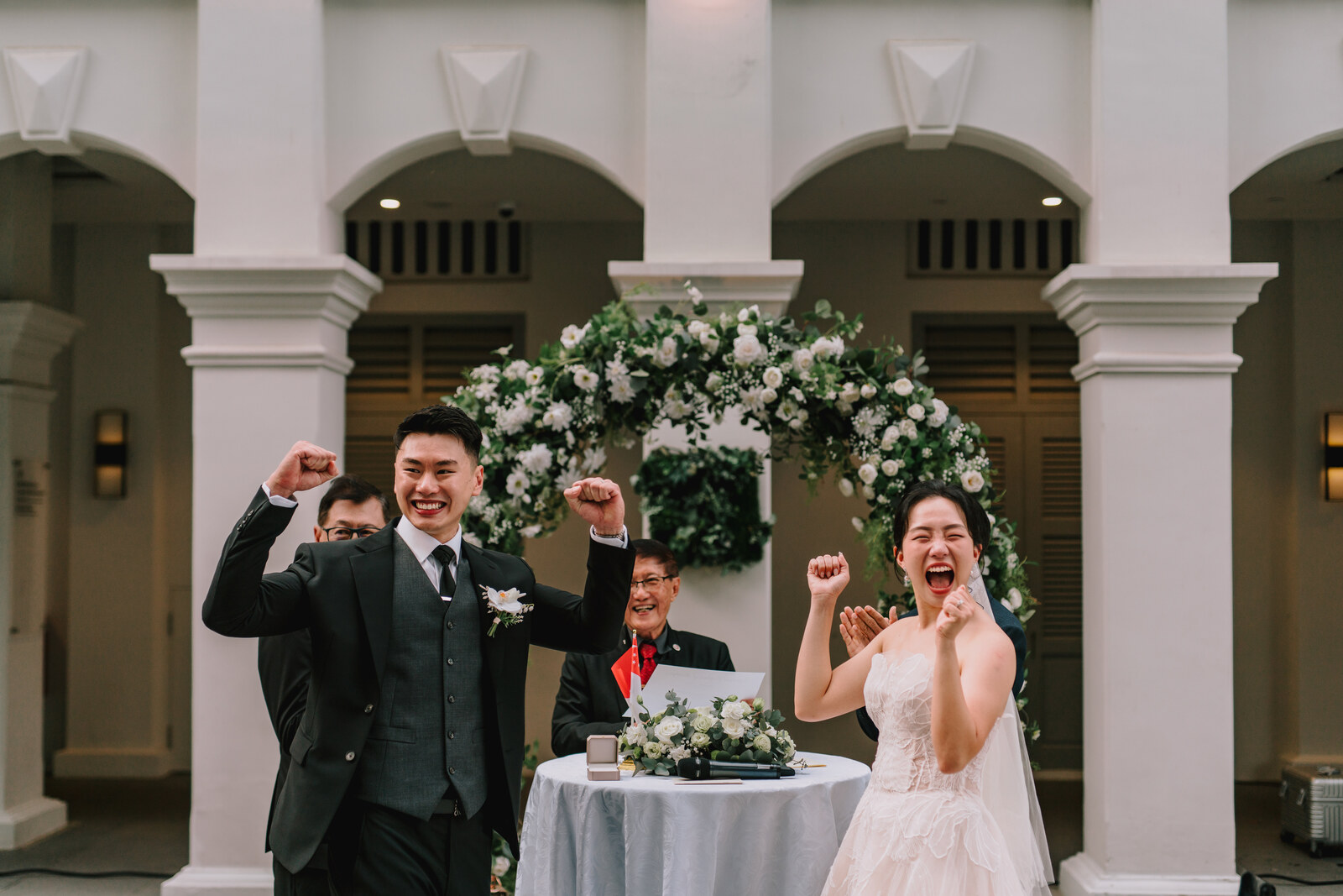 Jin and James's wedding