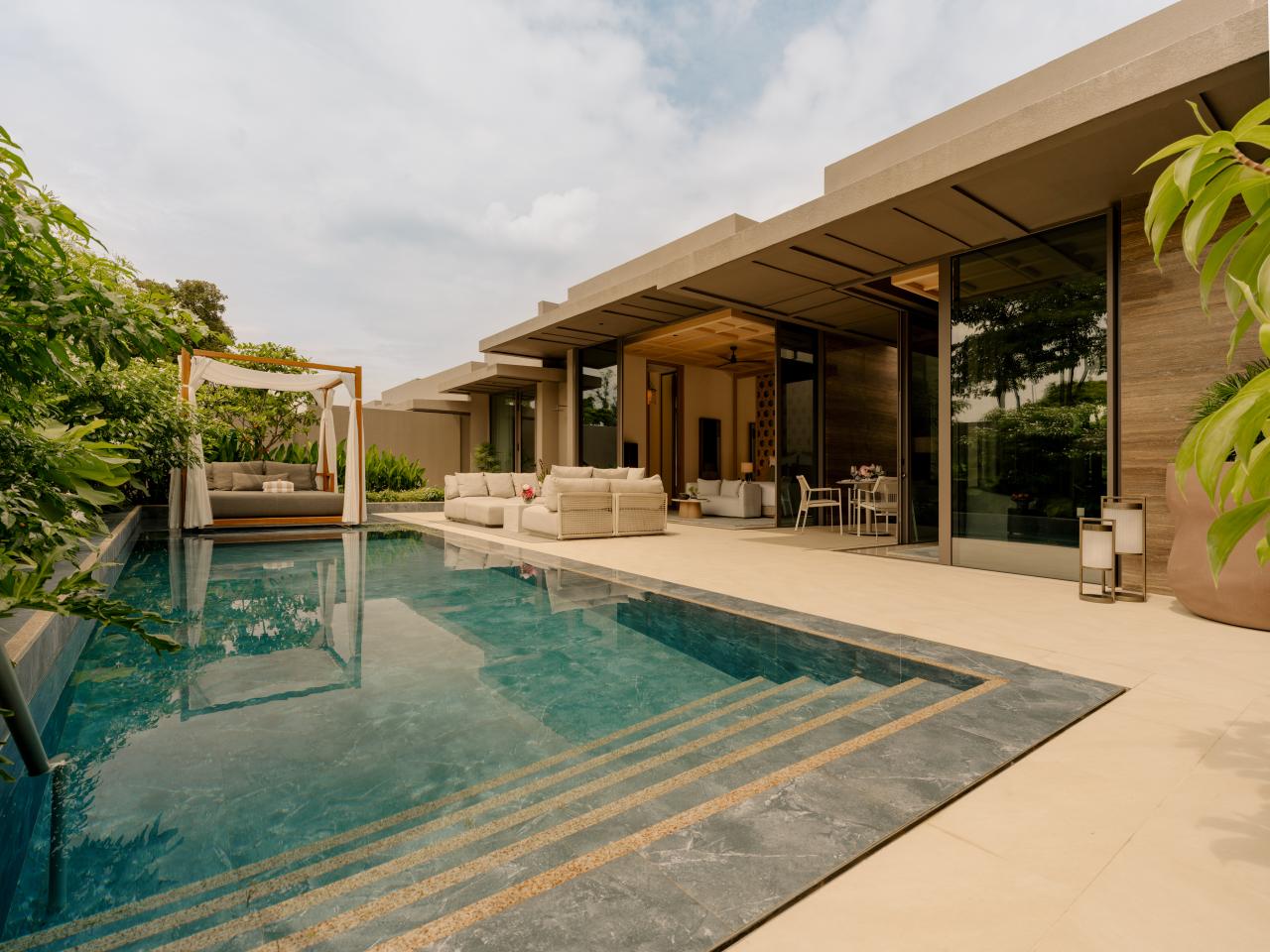 One bedroom villa exterior