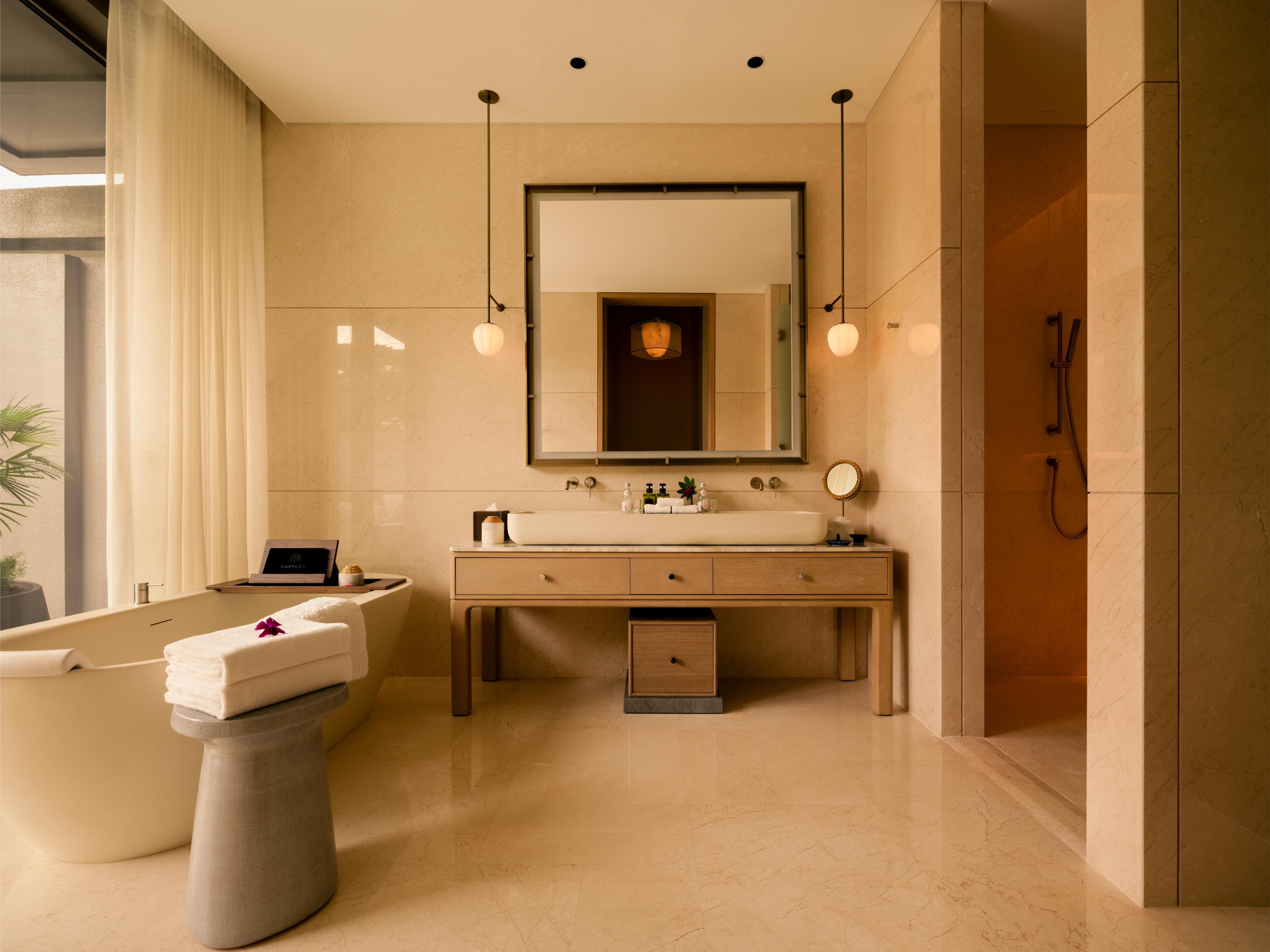 One bedroomvilla bathroom