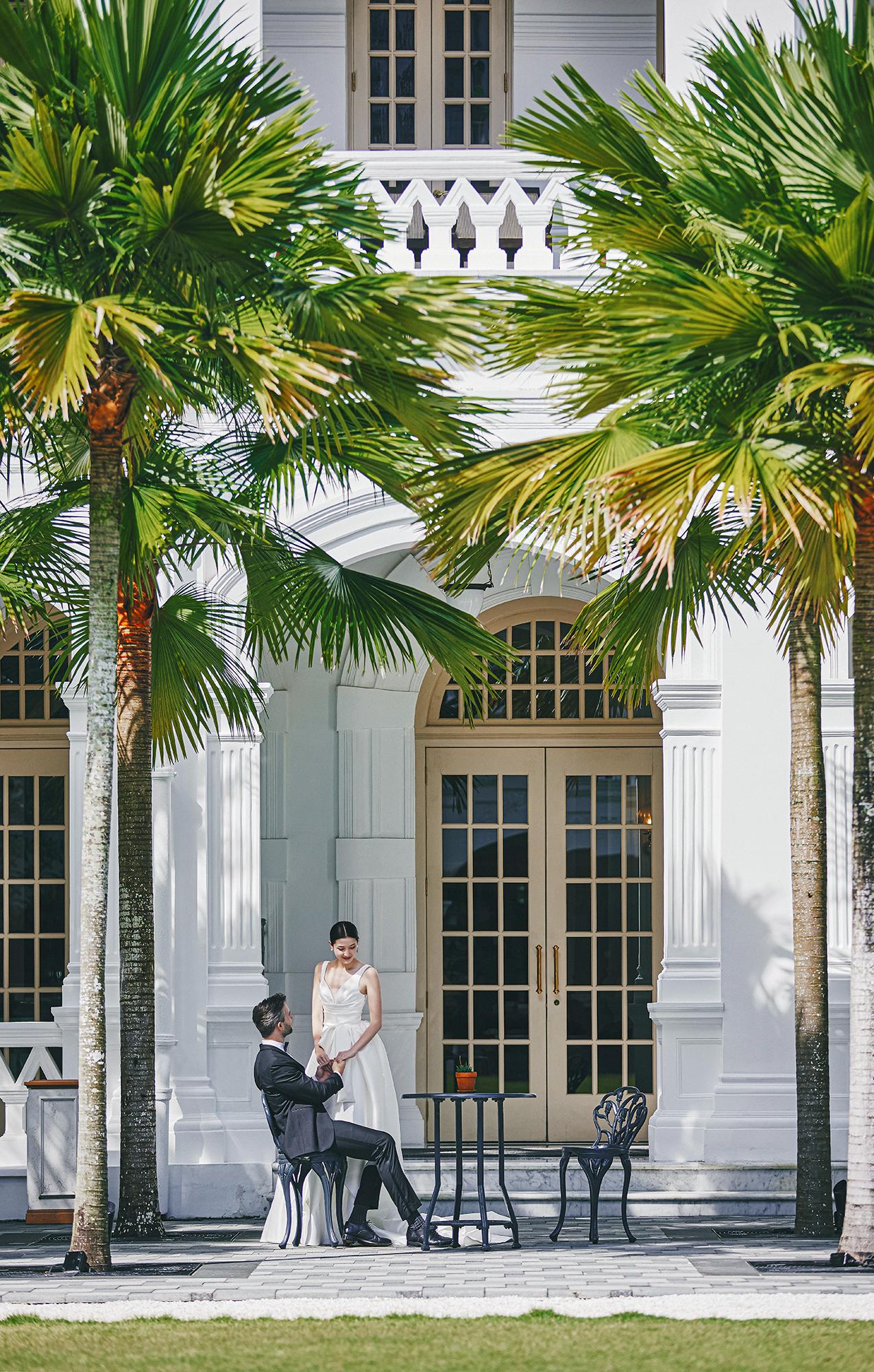 Raffles romance   palm court