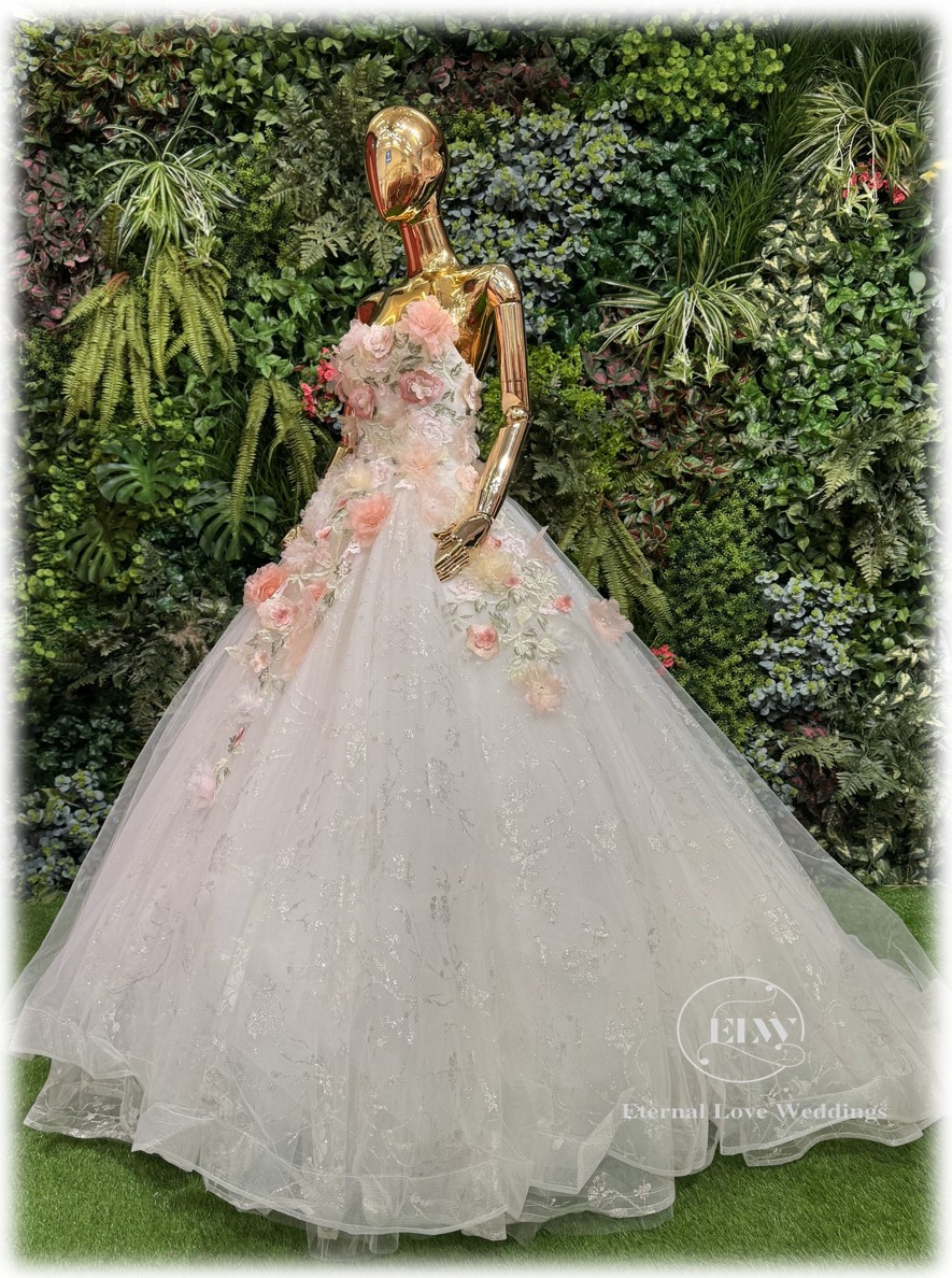 Spring flora gown