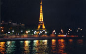 Eiffel Tower at night