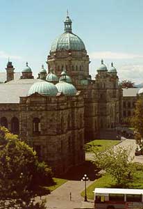 Victoria's Parliament Building - Taken from Royal B.C. Museum 3rd Floor