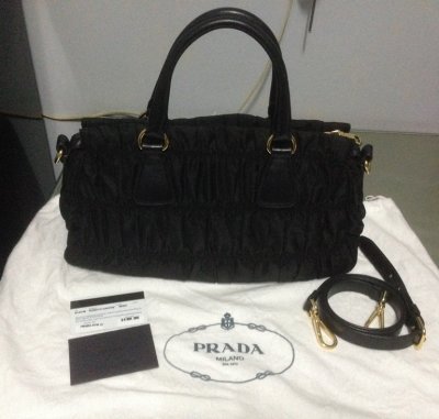 Prada B1407M black back bag.JPG