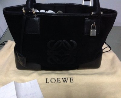 Loewe black bag front close up.JPG