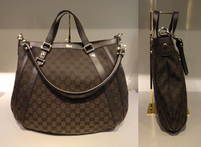 Abbey Flat Hobo with Detachable Strap in Brown GG Canvas 272393_FFPRG_8890.JPG