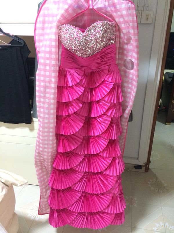 Pink Mermaid Gown (Brand new) 02.JPG