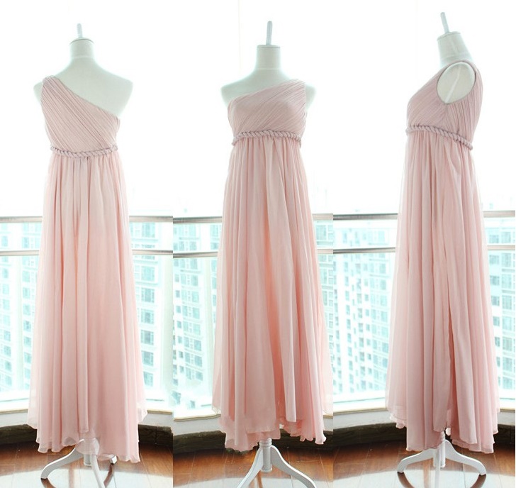 Korean Twist Rope Toga Pink Maxi Dress.jpg
